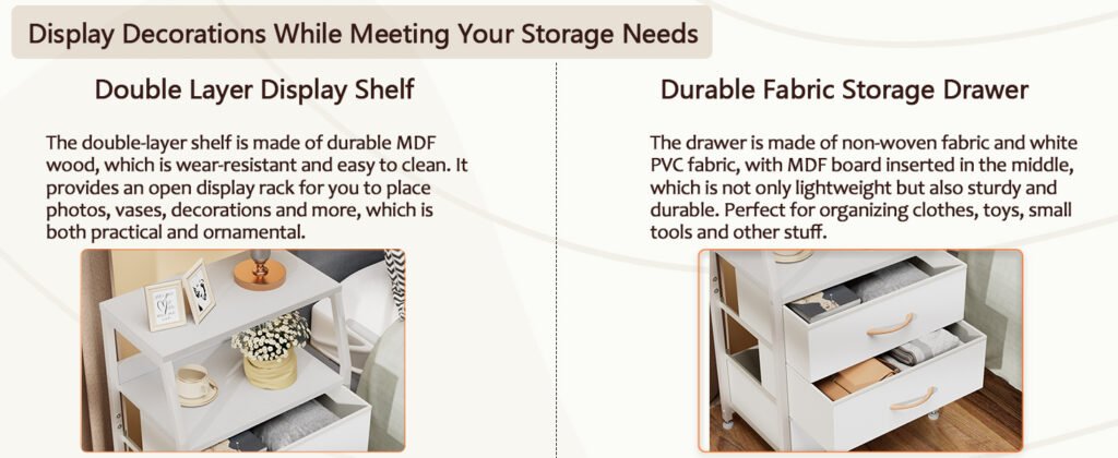 Premium Furnulem White Dresser – Stylish, Durable & Versatile Storage Solution 1 Furnulem White Dresser