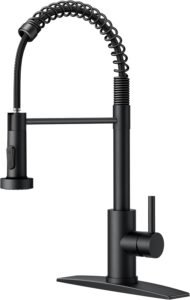 Experience Superior Performance with the FORIOUS Black Kitchen Faucet
