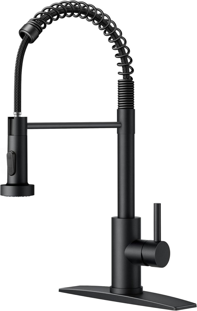 Experience Superior Performance with the FORIOUS Black Kitchen Faucet