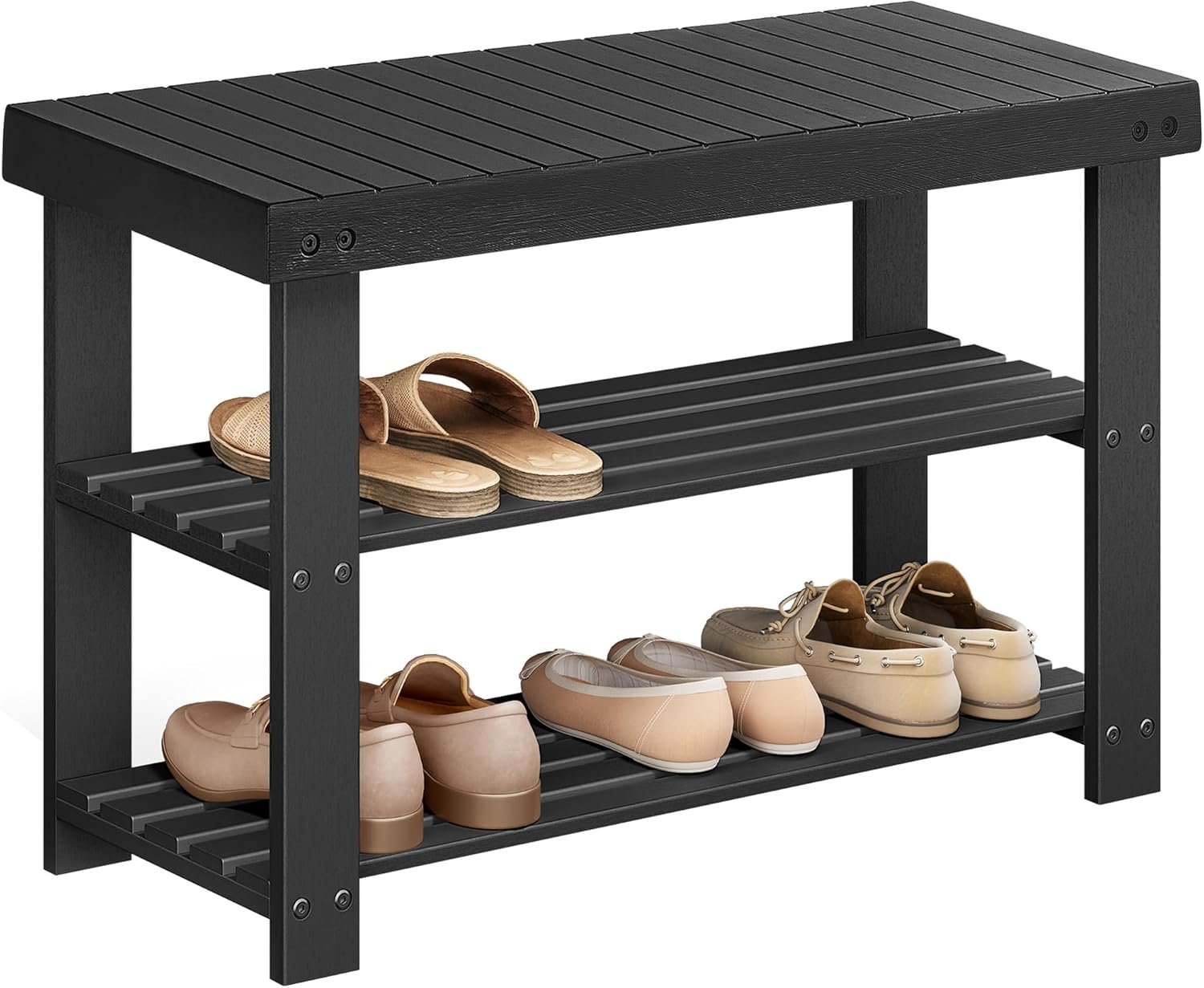 SONGMICS Shoe Rack Bench