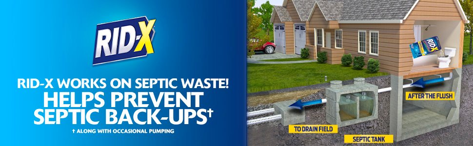 RID-X Septic Tank Treatment Powder 2 RID-X Septic Tank Treatment