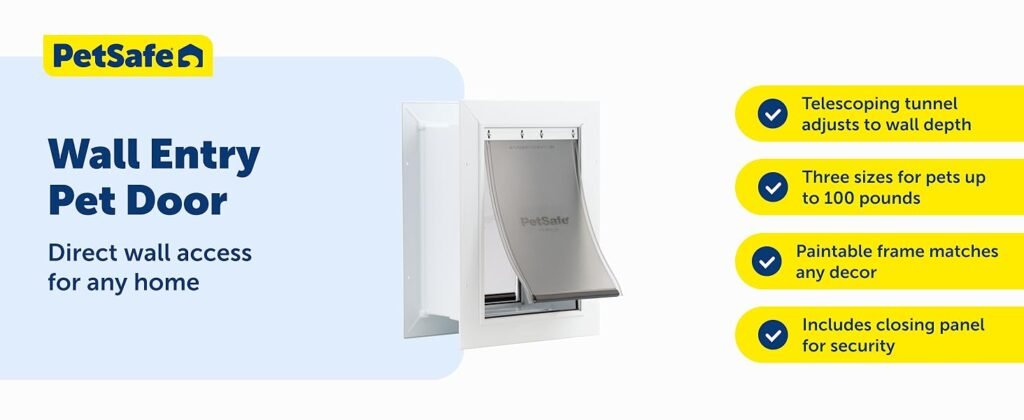 Ultimate PetSafe Extreme Weather Aluminum Pet Door – Durable, Energy-Saving, and Secure 2 Aluminum Pet Door