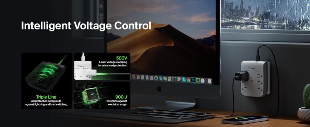 Outlet Wall Surge Protector: Must-Have Protection for Your Electronics 1 Outlet Wall Surge Protector