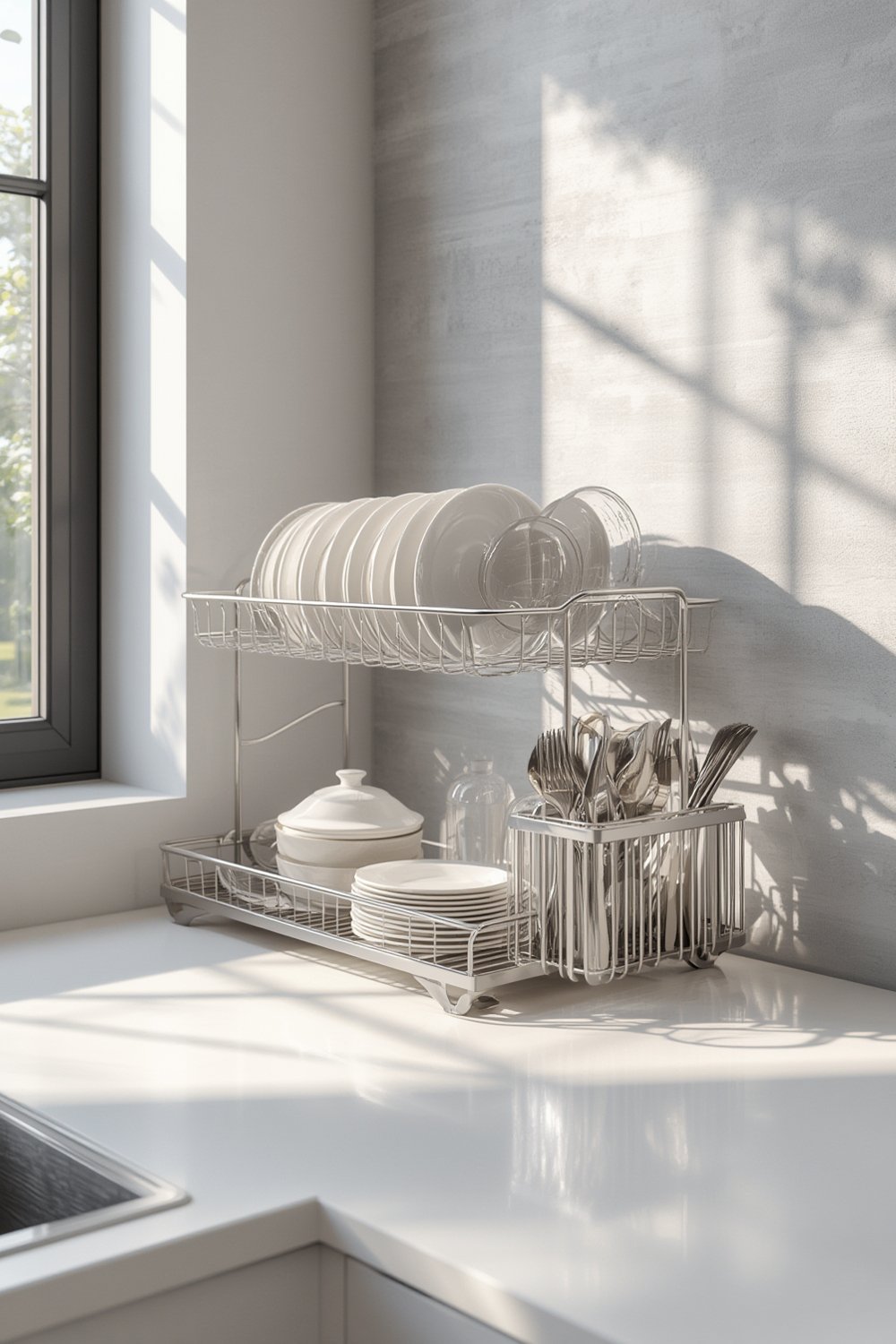 Dish Rack: 10 Ultimate Steps For Best Kitchen Organization In 2026 1 dish rack in modern kitchen