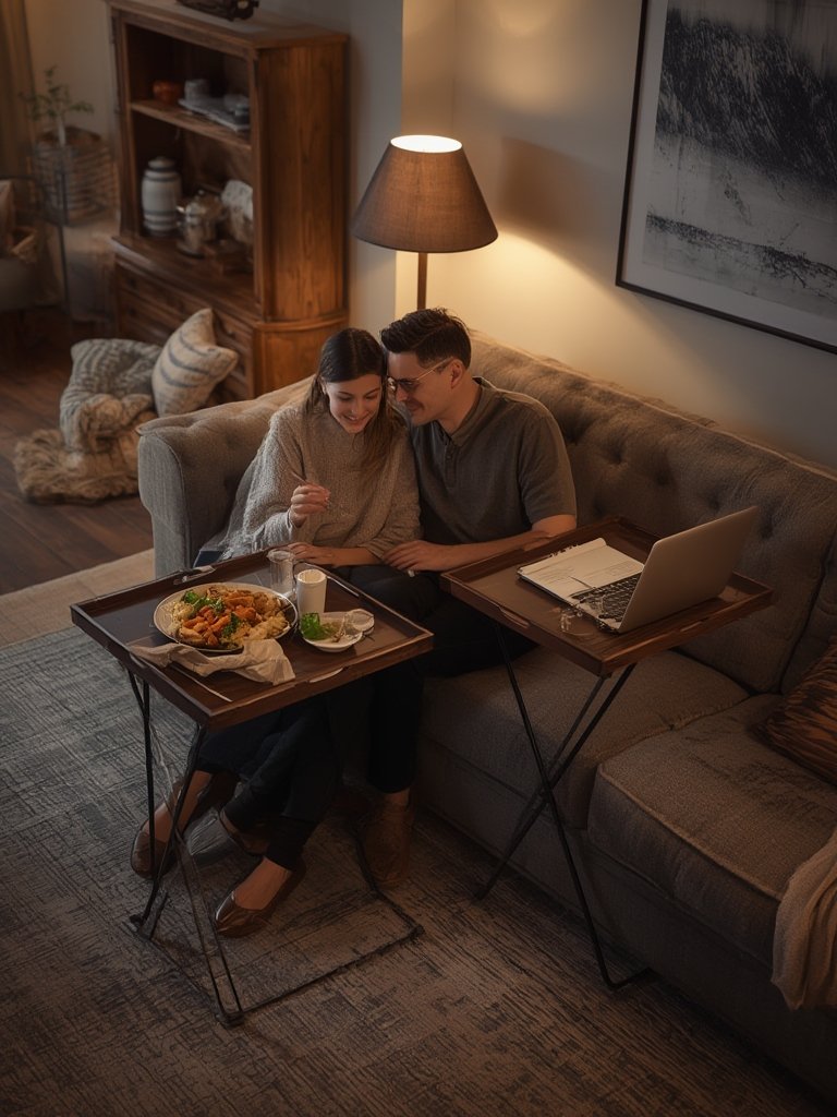 Tv Tray: 7 Ultimate Steps For Best Organization - 2026 Guide 2 folding tray storage rack for portable table set