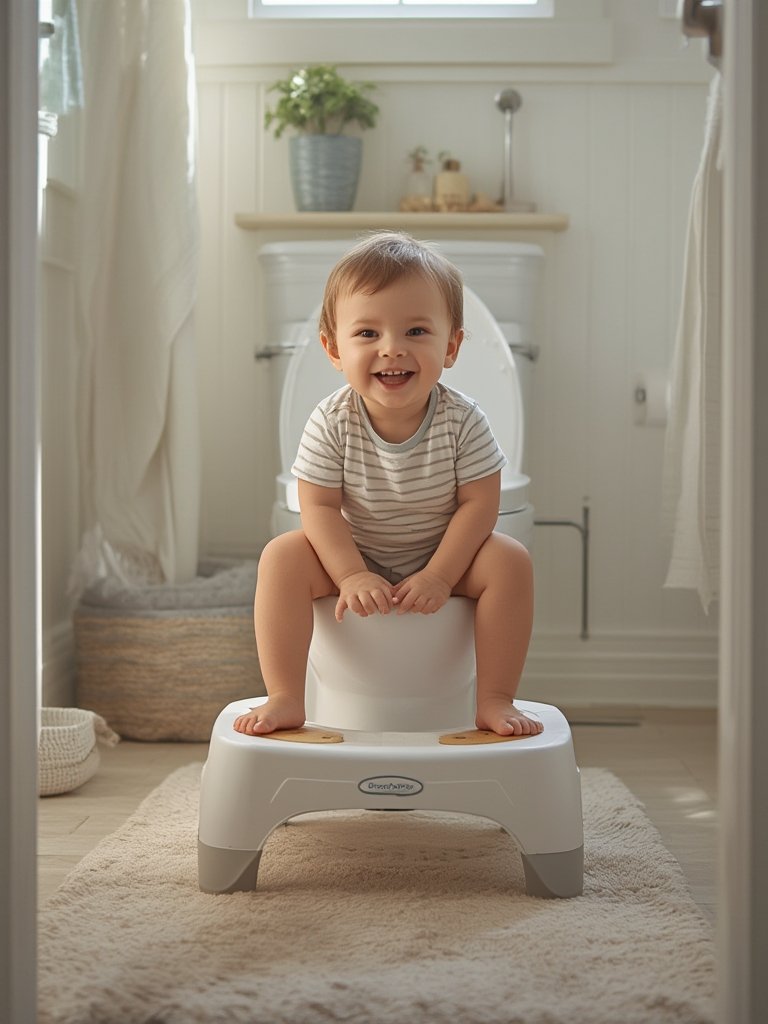 kids step stool in bathroom use