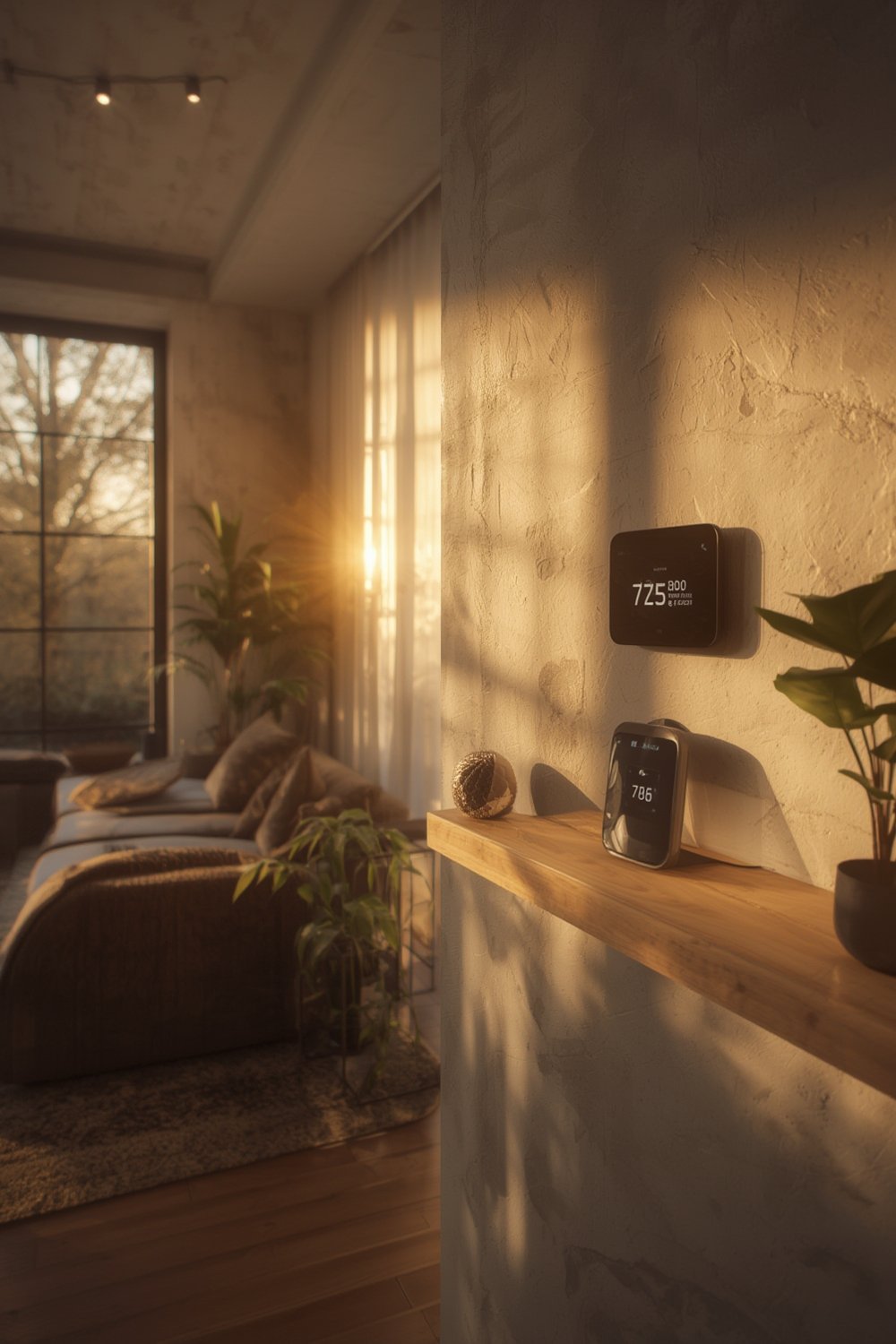 ecobee Smart Sensor 2 Pack installed in living room