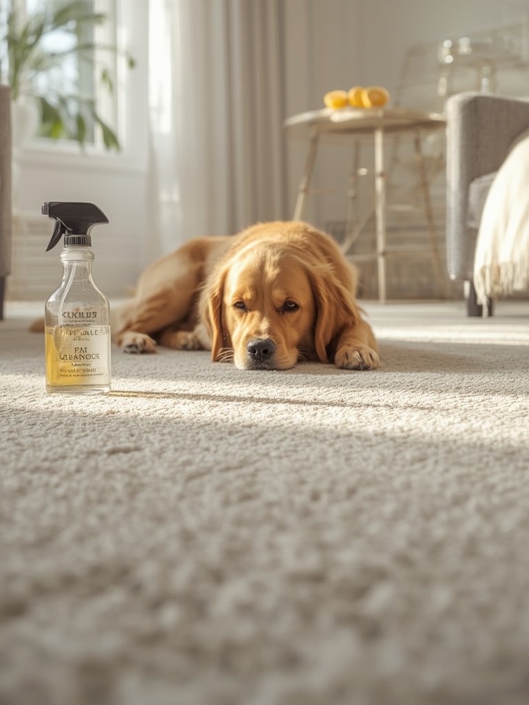 Nature's Miracle odor remover in action